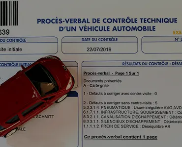 Le certificat de contrôle technique